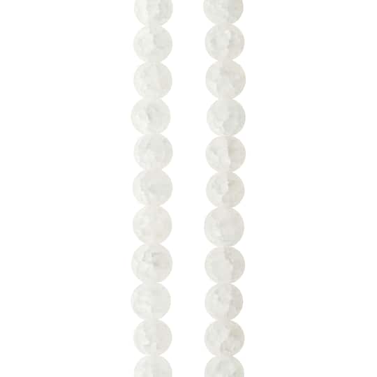 Matte Quartz Round Beads, 6mm by Bead Landing&#x2122;